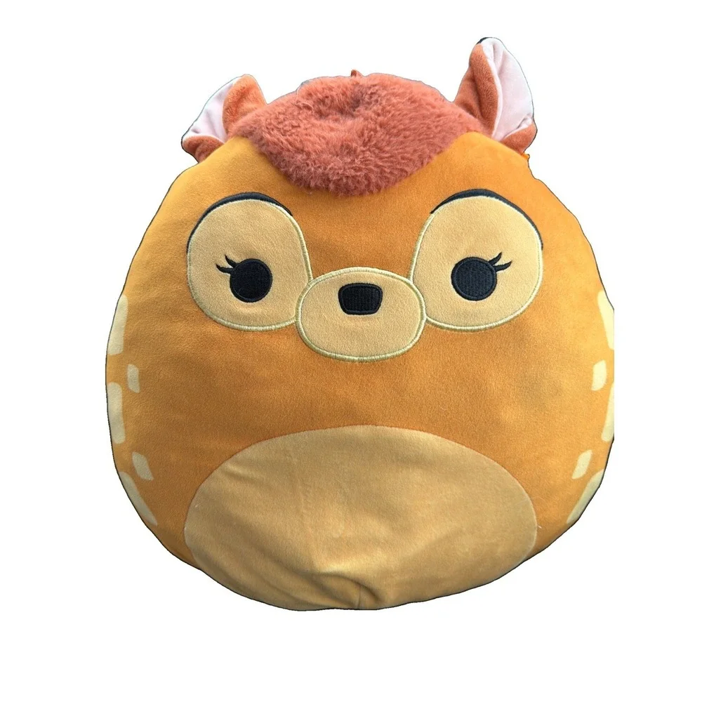 Disney Squishmallows Faline Bambi Fawn Plush 8 Inch Kellytoy SQK1681 Orange Pink